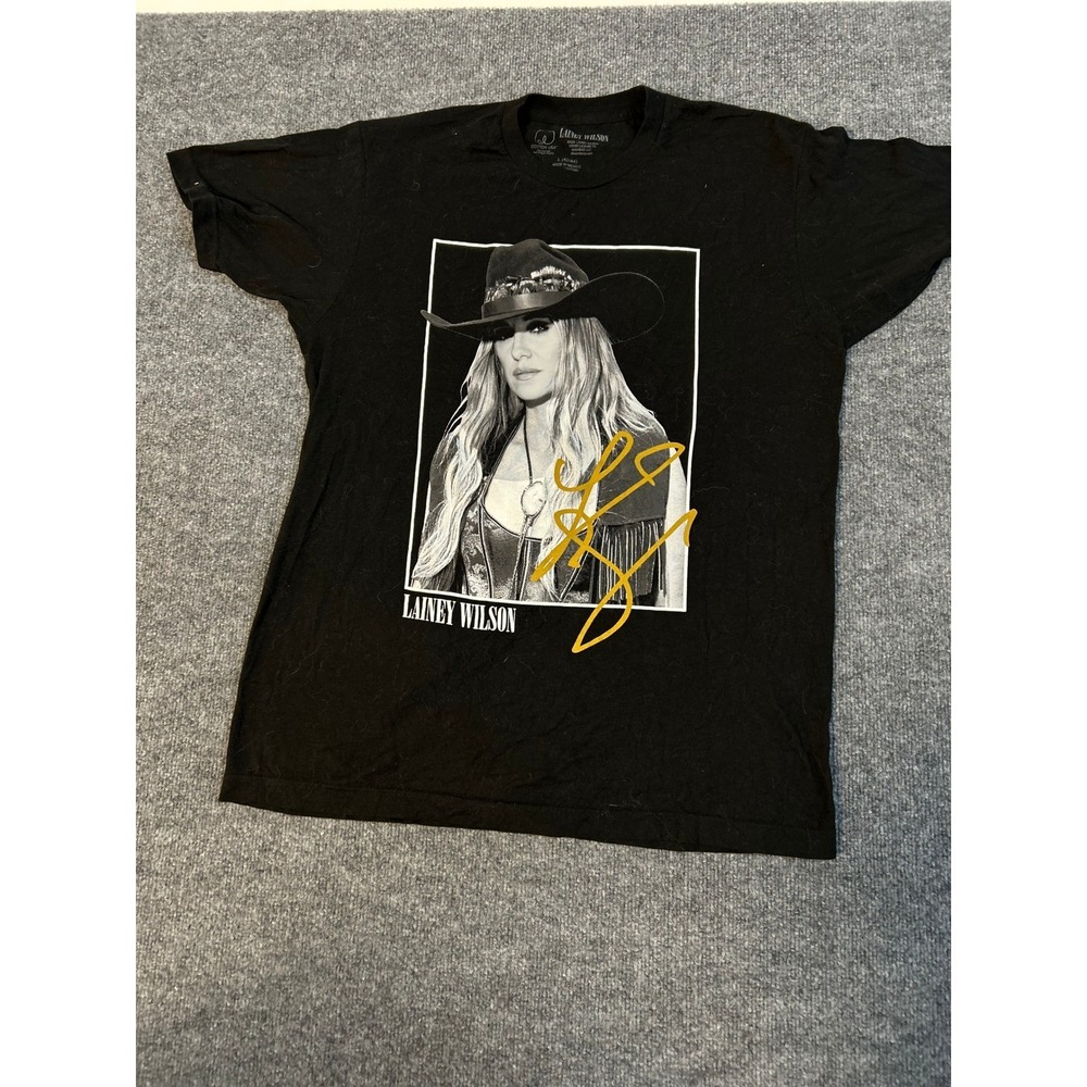 Lainey Wilson T-Shirt Womens Size L Black Graphic Print Country Music Tee
